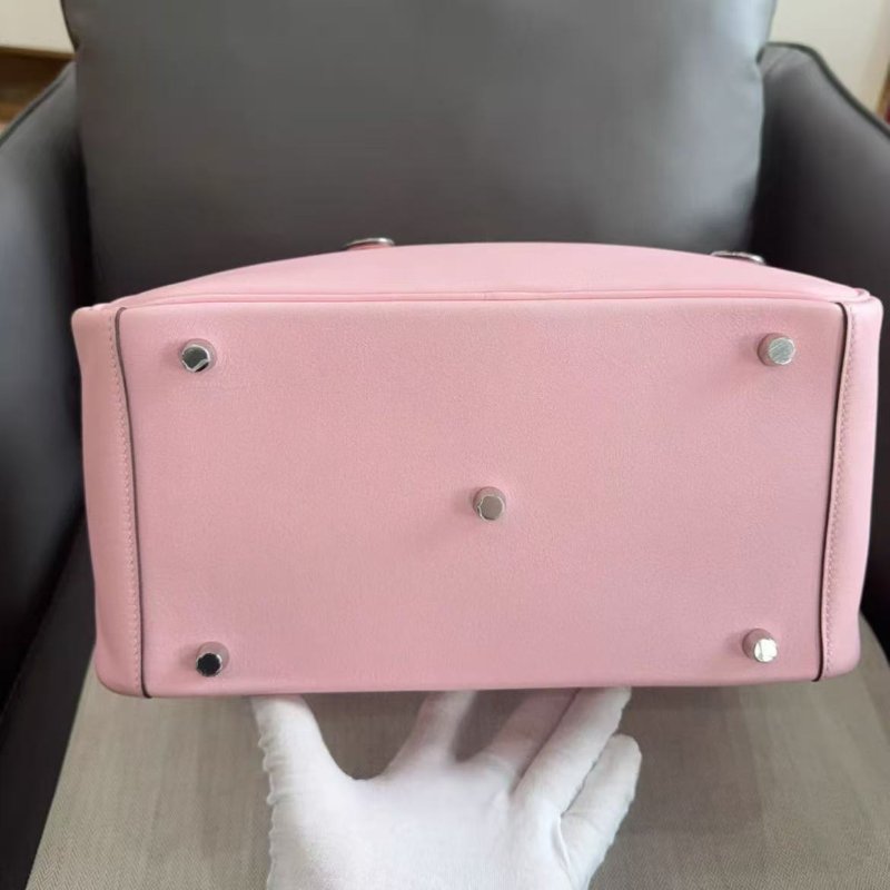 Hermes lindy 30 櫻花粉 Swift皮 全新 配件塵袋-3