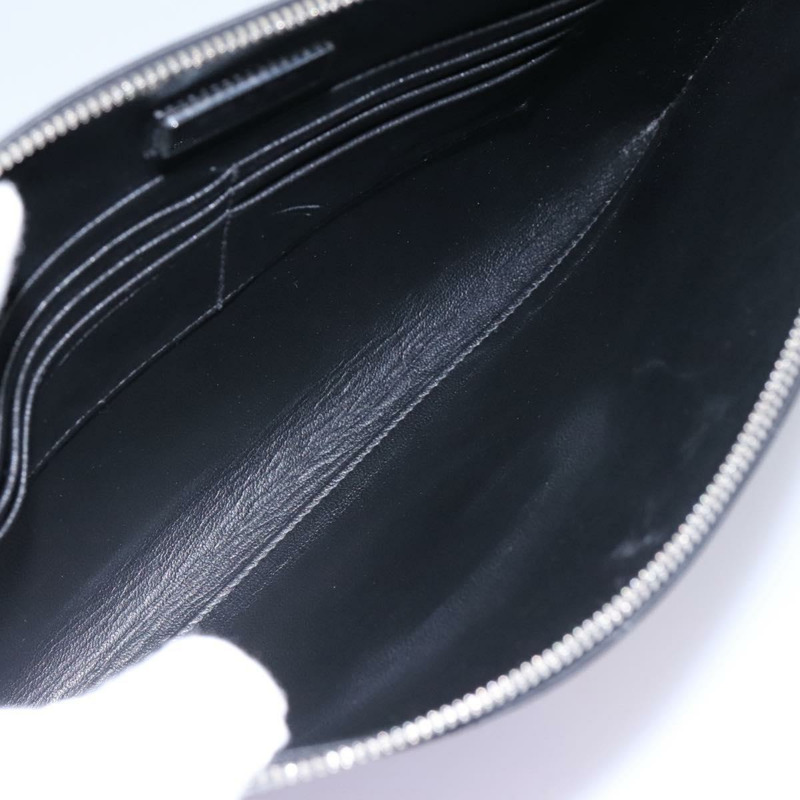 【日本直送】PRADA 手拿包 皮革 2 用 黑色 正品 PP352AV-8