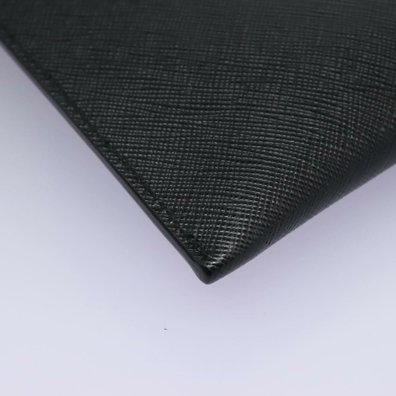 【日本直送】PRADA 手拿包 皮革 2 用 黑色 正品 PP352AV-16