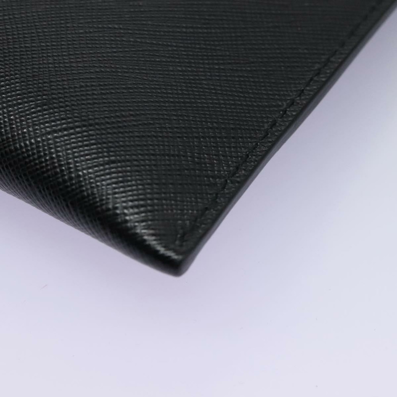 【日本直送】PRADA 手拿包 皮革 2 用 黑色 正品 PP352AV-17