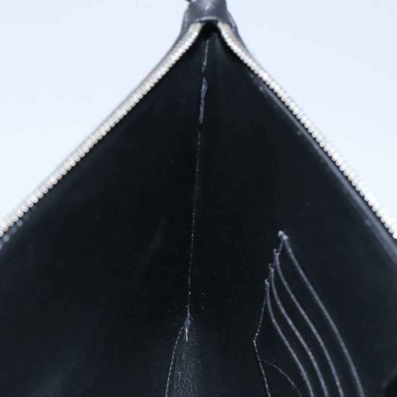 【日本直送】PRADA 手拿包 皮革 2 用 黑色 正品 PP352AV-23