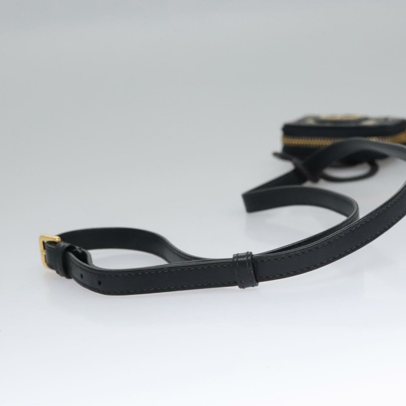 【日本直送】迪奧 Trotter 帆布斜紋手機支架 Airpods 保護套 海軍藍 正品 BD790V-6