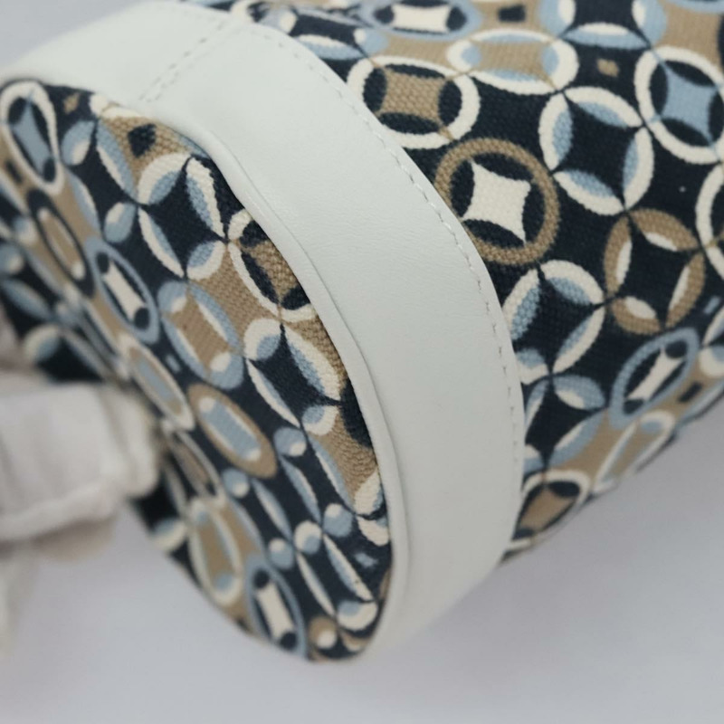 【日本直送】CELINE帆布肩背包，藍米色白色，正品 EC472V-16