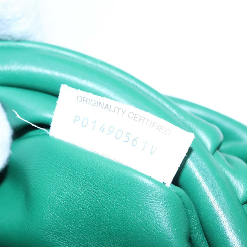 【日本直送】BOTTEGA VENETA 鏈條單肩包 皮革 綠色 正品 EC599V-11