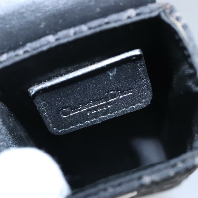 【日本直送】Christian Dior Trotter 帆布肩背包 黑色 正品 EC611V-16