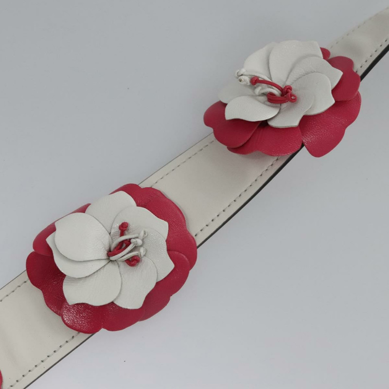 【日本直送】PRADA 花朵肩帶皮革 40.2 英吋白色正品 ki5474V-5