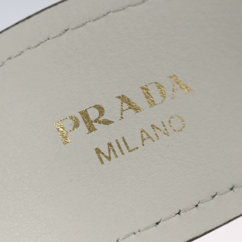 【日本直送】PRADA 花朵肩帶皮革 40.2 英吋白色正品 ki5474V-6