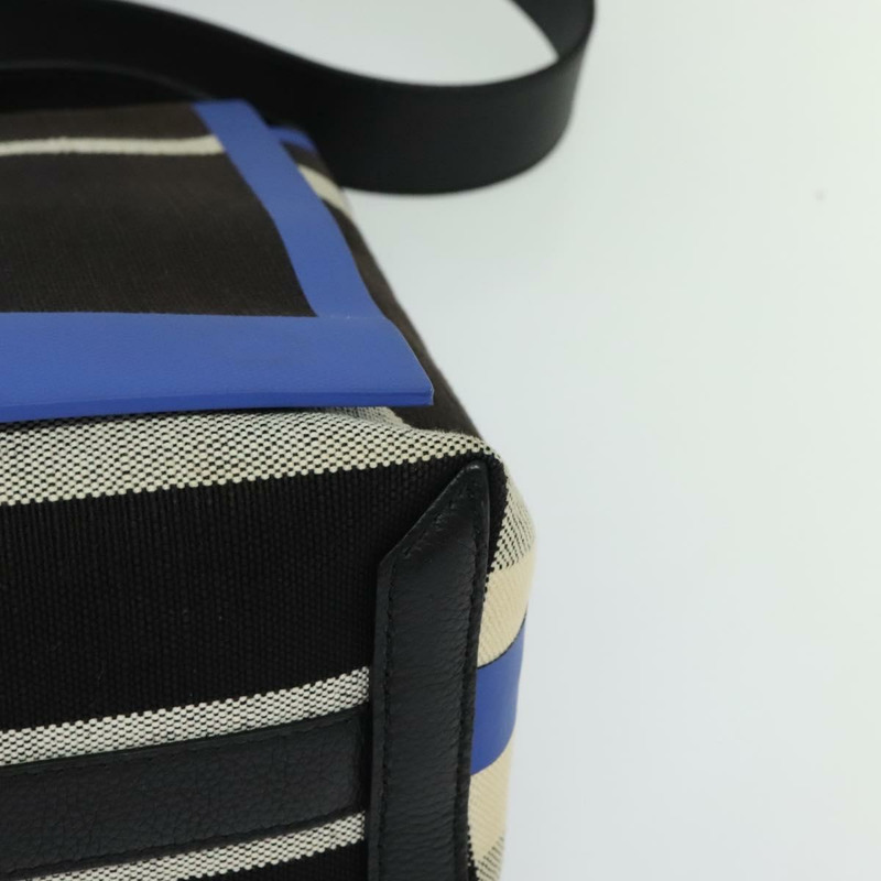 【日本直送】BURBERRY 單肩帆布包 黑色 藍色 正品 BD741V-13