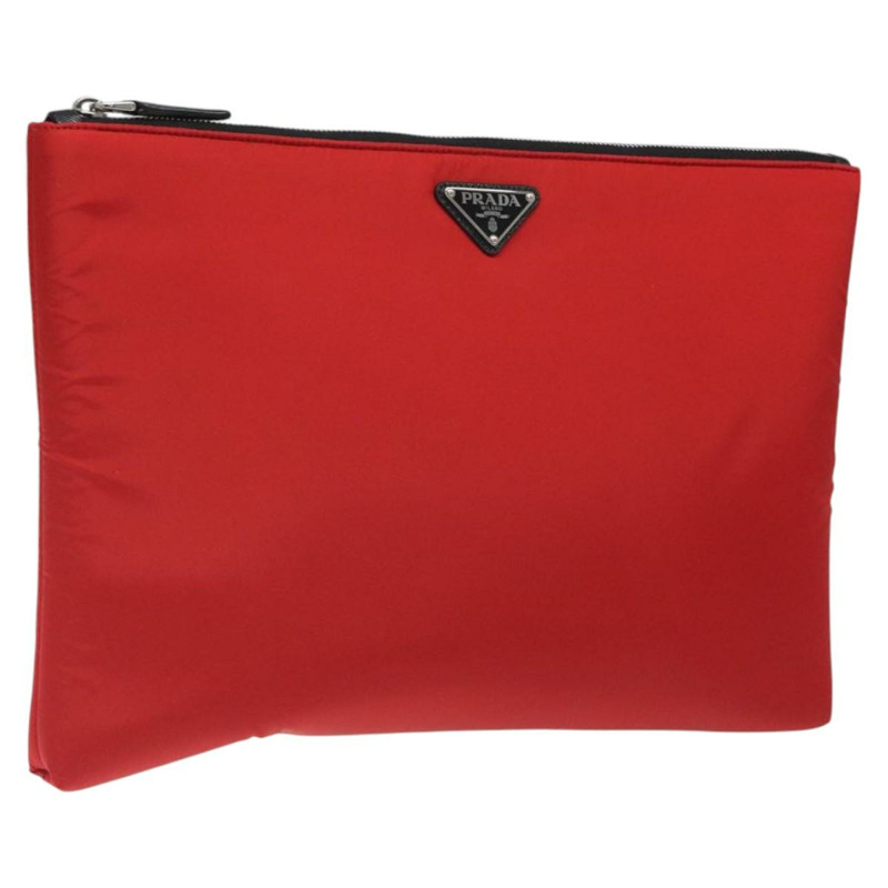【日本直送】PRADA 手拿包 尼龍 紅色 正品 BD1214V-0