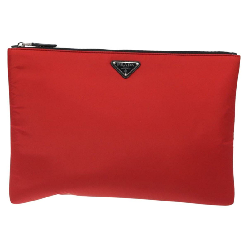 【日本直送】PRADA 手拿包 尼龍 紅色 正品 BD1214V-12