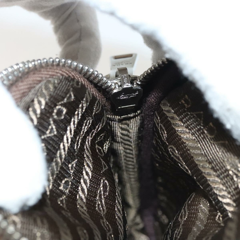 【日本直送】PRADA 單肩包 尼龍皮革 棕色 粉紅色 銀色 正品 BD1378V-21