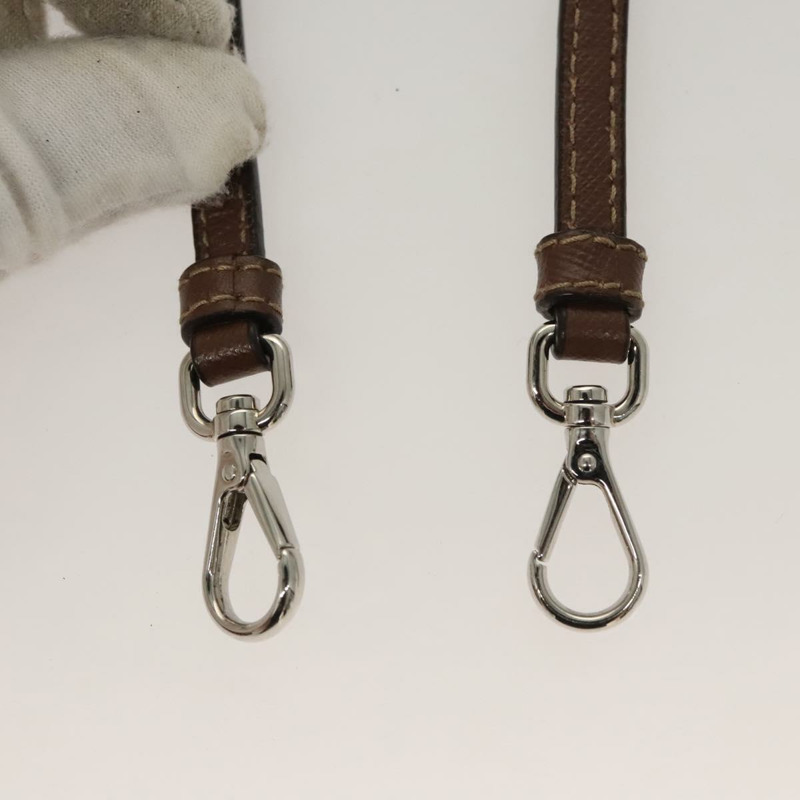 【日本直送】PRADA 單肩包 尼龍皮革 棕色 粉紅色 銀色 正品 BD1378V-23