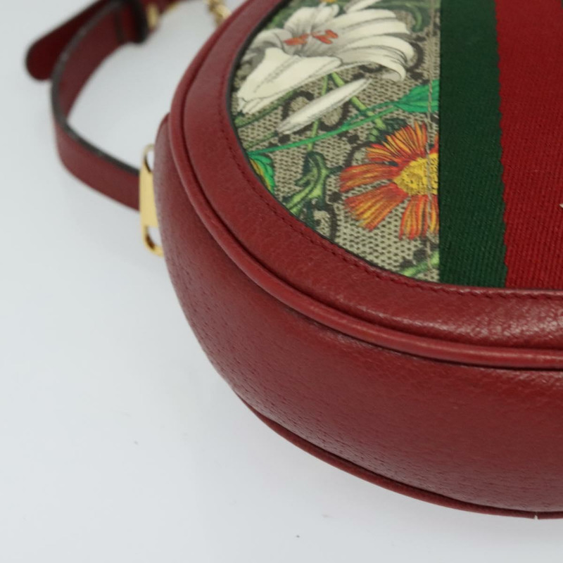 【日本直送】GUCCI GG Supreme Ophidia Web Sherry Line 背包 PVC 米色 598661 正品 116635V-9