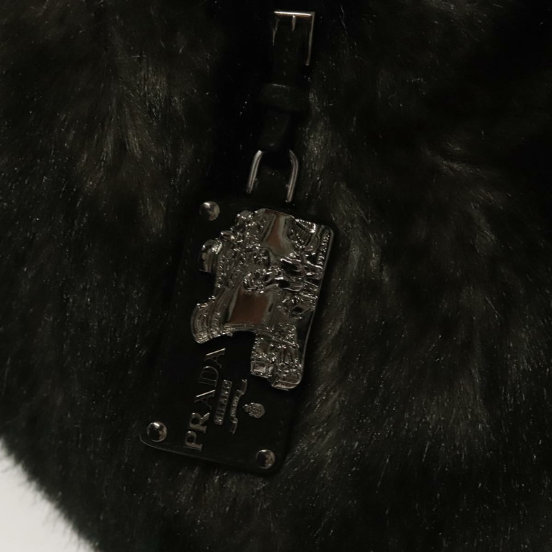 【日本直送】PRADA Canapa GM 手提包 黑灰色 正品 ki5632AV-16