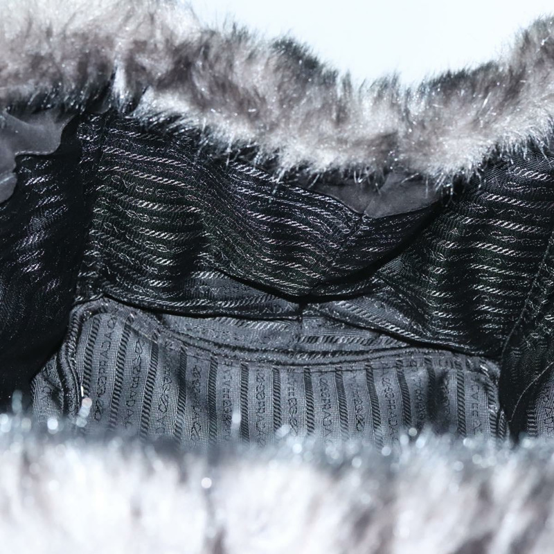 【日本直送】PRADA Canapa GM 手提包 黑灰色 正品 ki5632AV-19