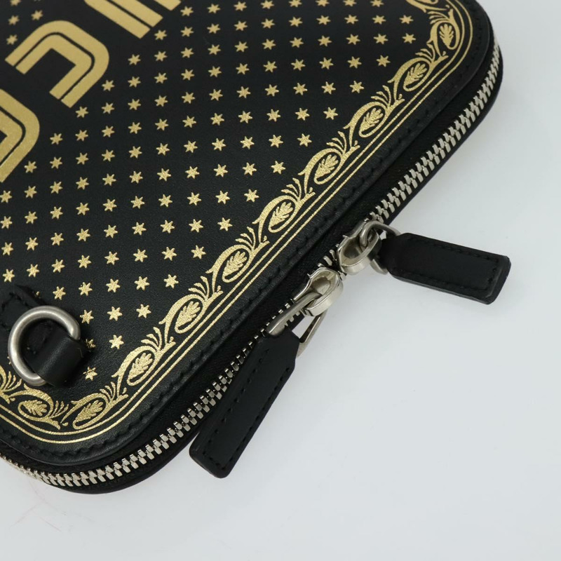 【日本直送】GUCCI SEGA 合作單肩包 皮革 黑色 511189 正品 BD1503AV-4