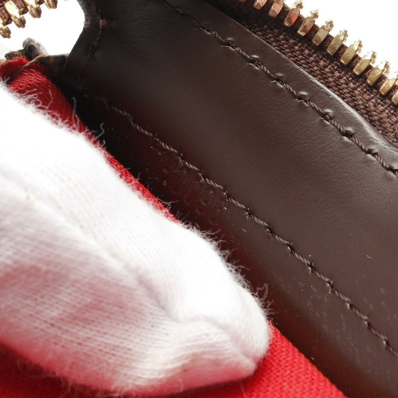 LOUIS VUITTON Chelsea 手提包 N51119 Damier 帆布棕色 Ebene 二手女士 LV-4