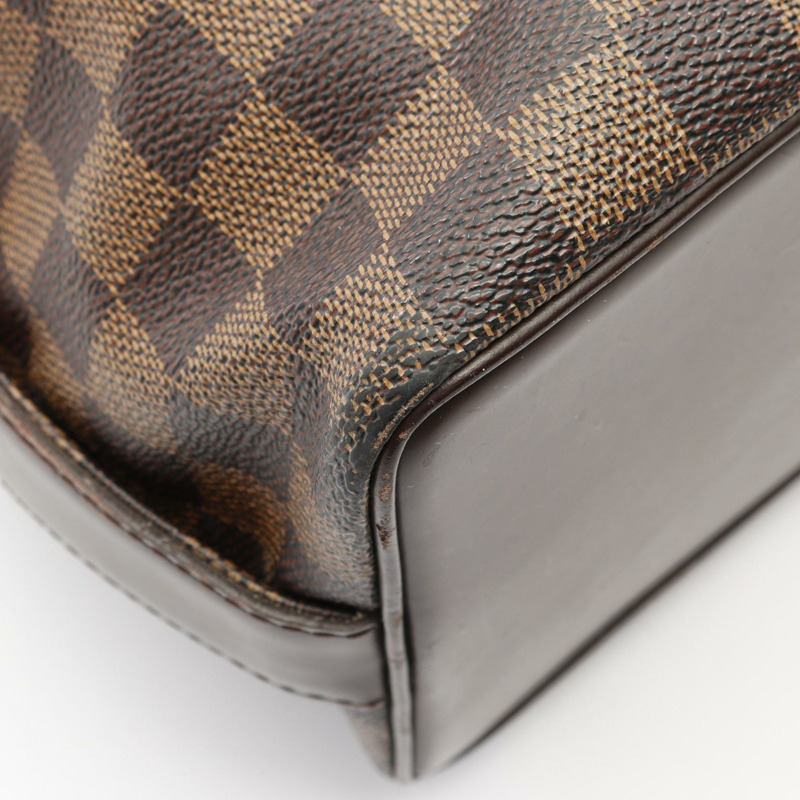 LOUIS VUITTON Chelsea 手提包 N51119 Damier 帆布棕色 Ebene 二手女士 LV-7