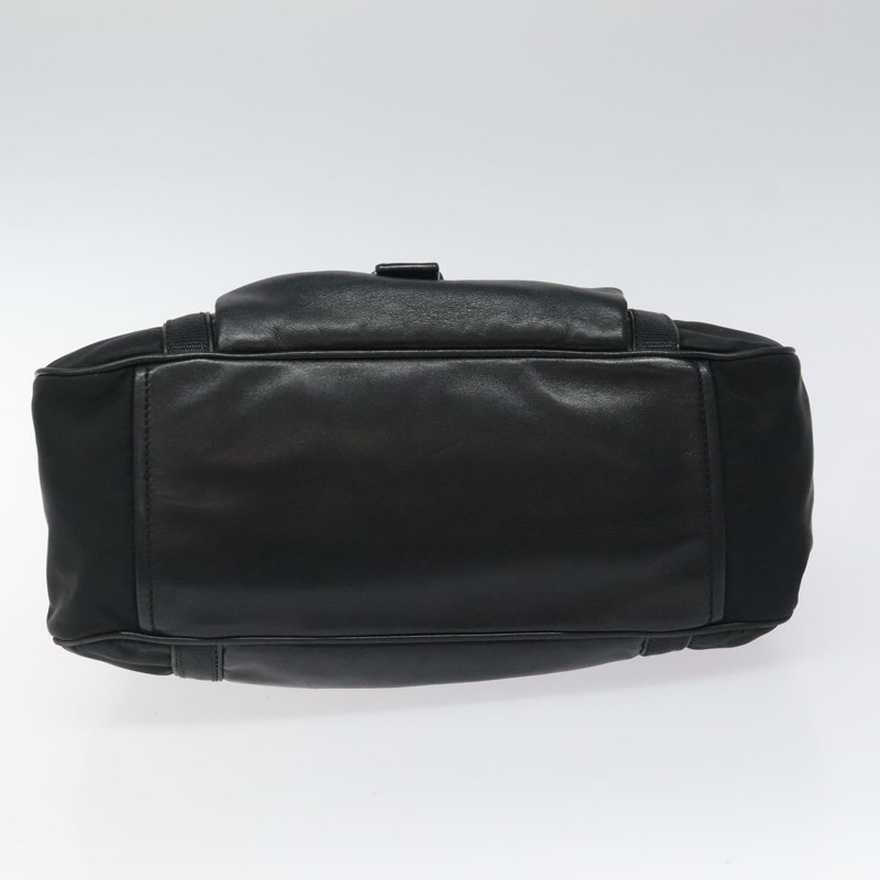 【日本直送】PRADA 單肩包 尼龍皮革 黑金色 正品 117514M-4