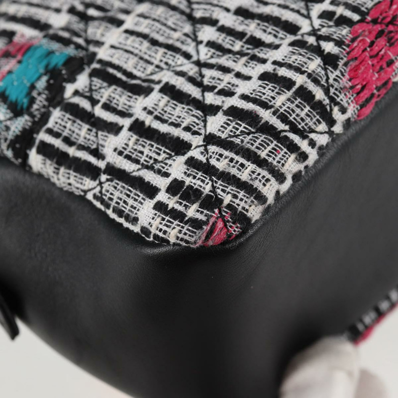 【日本直送】香奈兒 Matelasse 30 鏈條包,斜紋軟呢皮革,白色,銀色雙C標誌,正品編號 116419SM-17