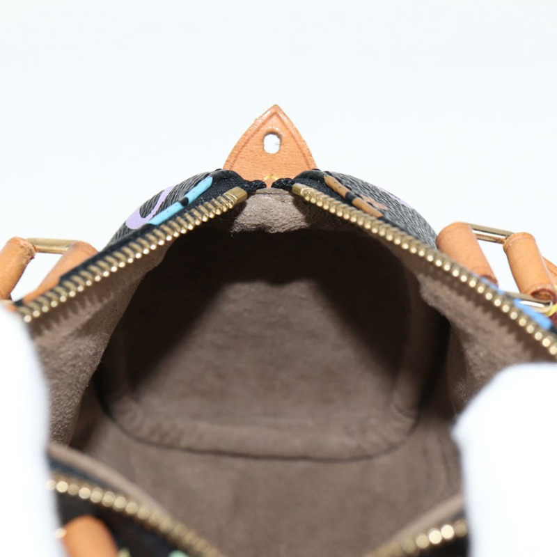 【日本直送】路易威登 Monogram Multicolor 迷你 Speedy 包 黑色 M92644 LV 正品 117107AM-18