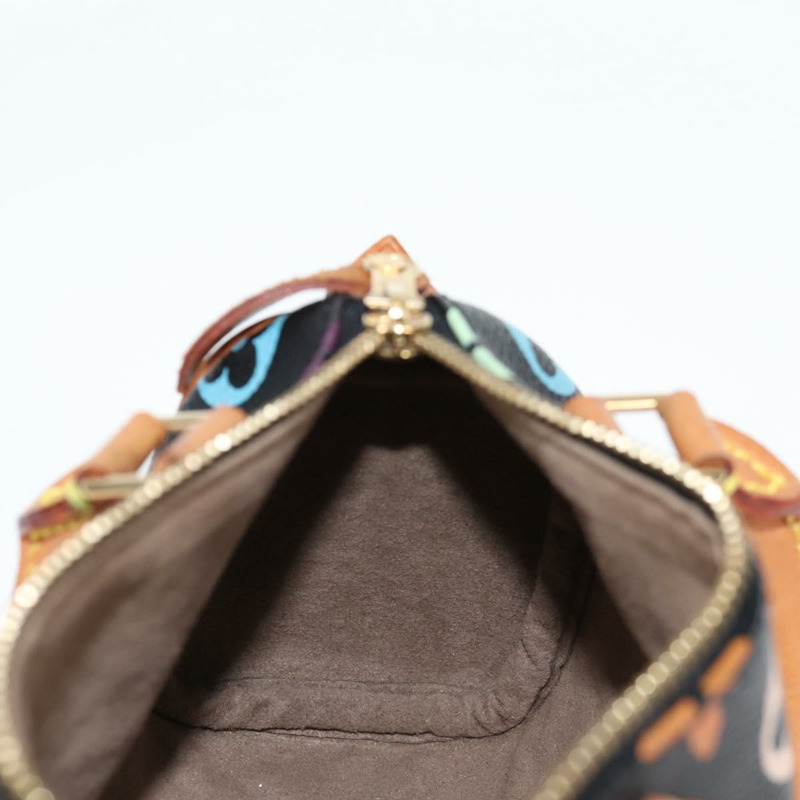 【日本直送】路易威登 Monogram Multicolor 迷你 Speedy 包 黑色 M92644 LV 正品 117107AM-19