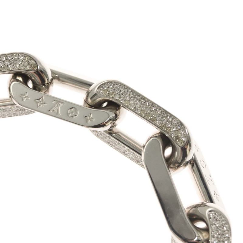 【日本直送】LOUIS VUITTON Collier LV Edge GM 項鍊金屬銀色 MP3000 正品 116084AM-6