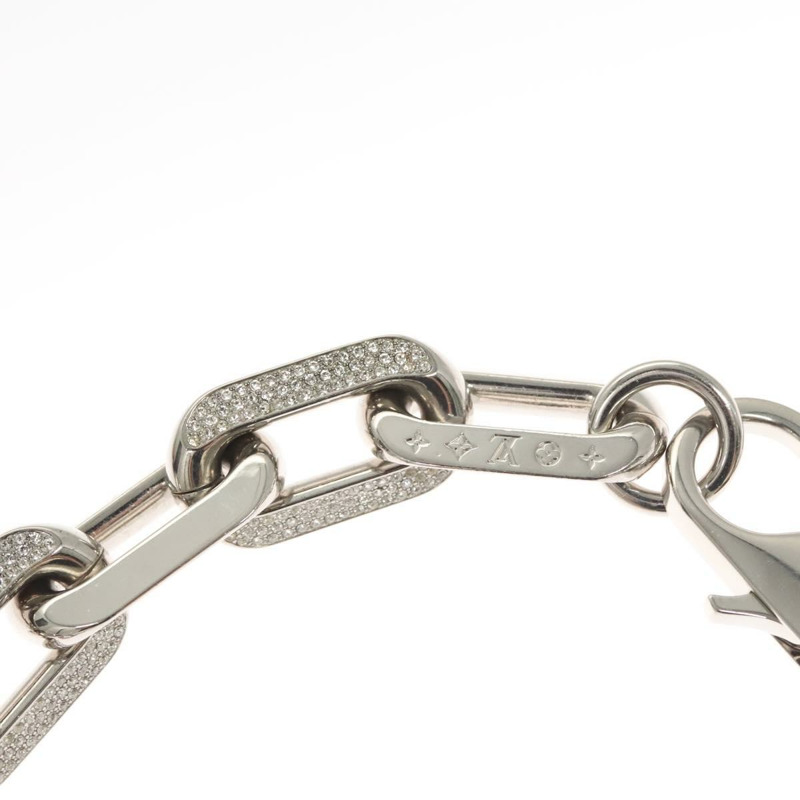 【日本直送】LOUIS VUITTON Collier LV Edge GM 項鍊金屬銀色 MP3000 正品 116084AM-12