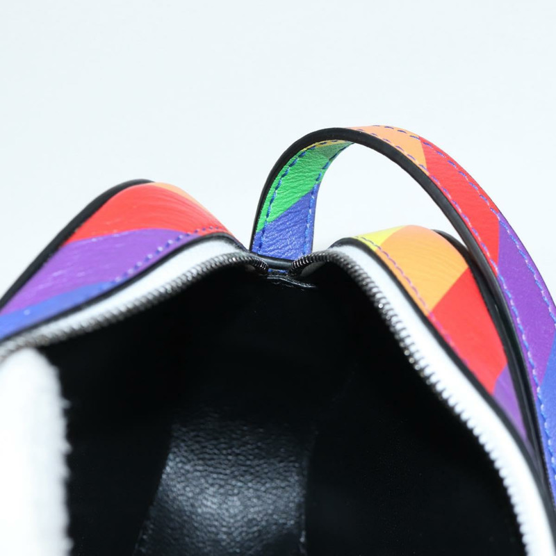 【日本直送】BALENCIAGA XS 相機包 單肩包 皮革 彩虹色 558171 正品 120939M-20