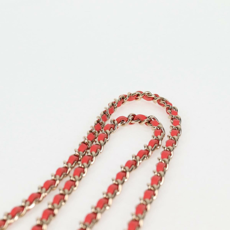 【日本直送】香奈兒鏈單肩包 草編 米色 金色 CC 正品 120168AM-13