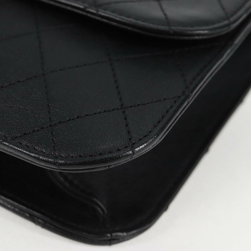 【日本直送】香奈兒 Matelasse 鏈條單肩包 皮革 黑金 CC 正品 118140AM-15