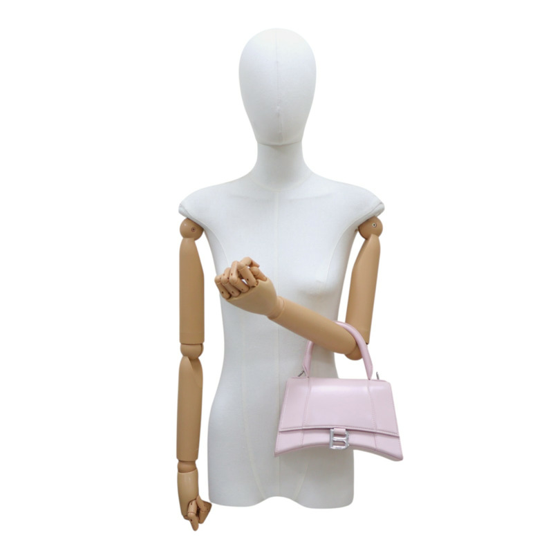 粉色 光滑牛皮 Hourglass 兩用包-11