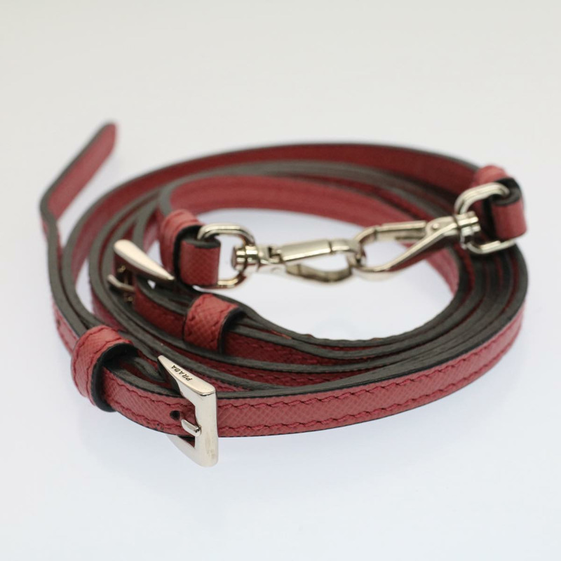 【日本直送】PRADA迷你手提包,Safiano皮革,兩用款,粉紅色,正品 am4942V-11