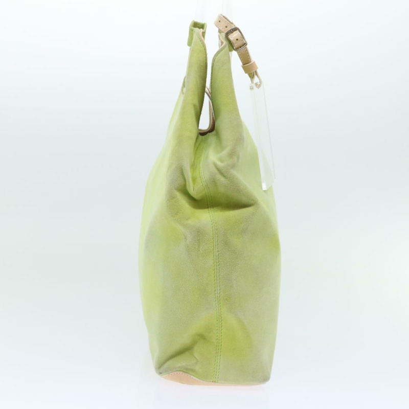 【日本直送】CELINE 手提包 絨面革 綠色 正品 53736V-5