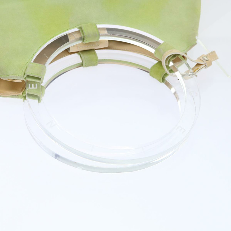 【日本直送】CELINE 手提包 絨面革 綠色 正品 53736V-7