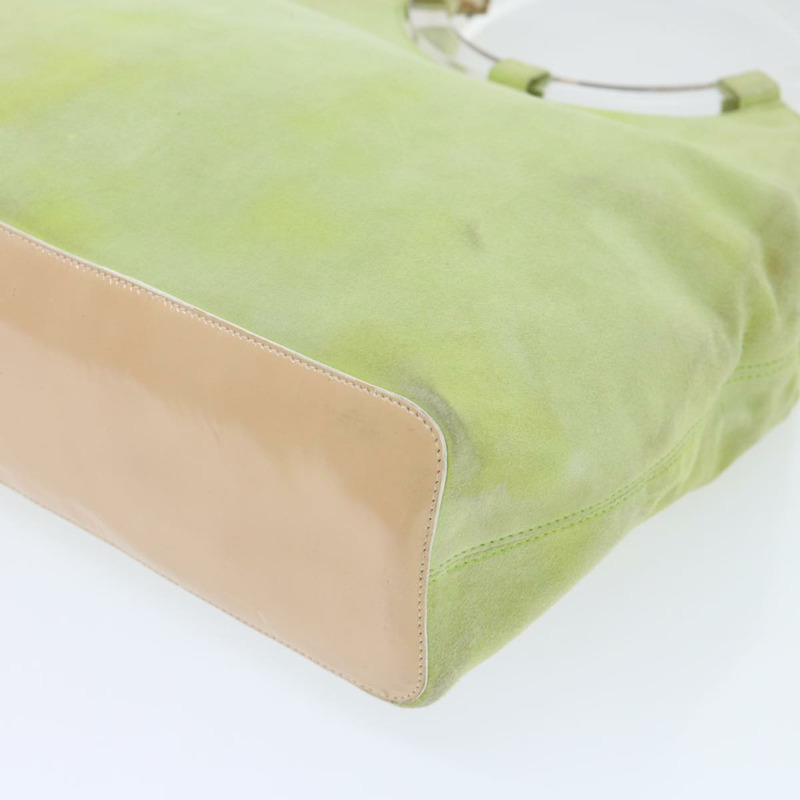 【日本直送】CELINE 手提包 絨面革 綠色 正品 53736V-14