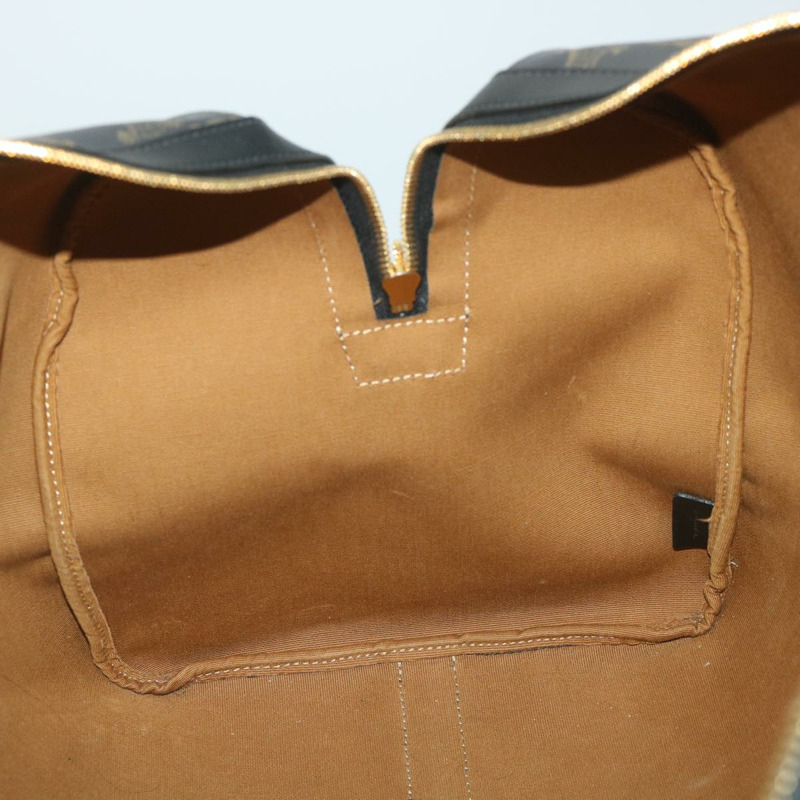 【日本直送】CELINE Triomphe帆布波士頓包 PVC皮革 兩用 黑色 Auth hk880V-19