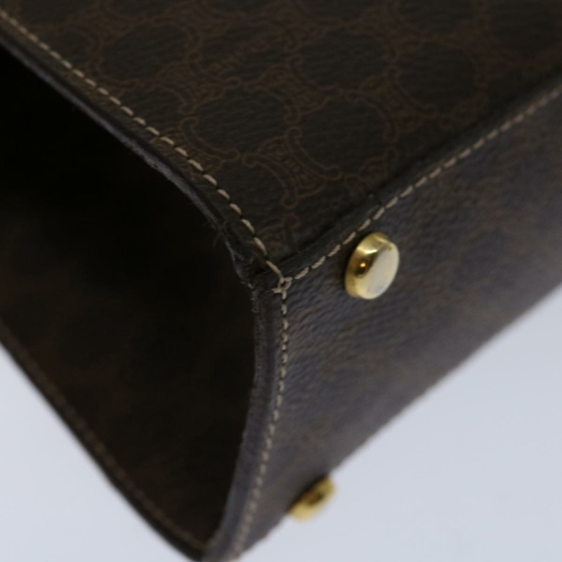 【日本直送】CELINE Macadam 帆布手袋 PVC 兩用款 棕色 正品 69000V-14