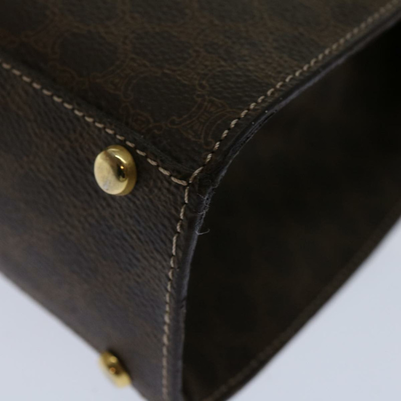 【日本直送】CELINE Macadam 帆布手袋 PVC 兩用款 棕色 正品 69000V-15