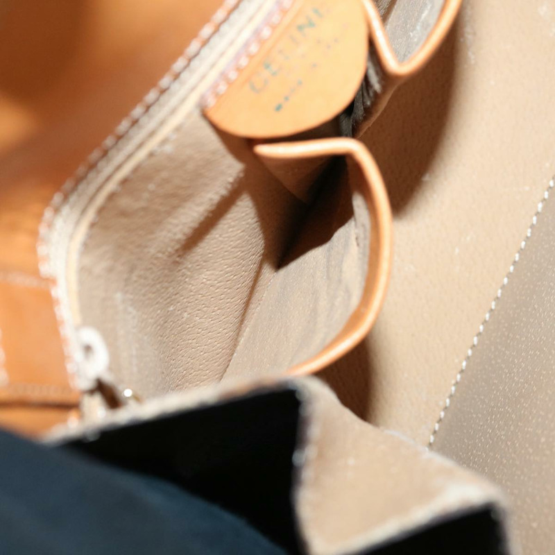 【日本直送】CELINE Macadam 帆布手袋 PVC 兩用款 棕色 正品 69000V-21