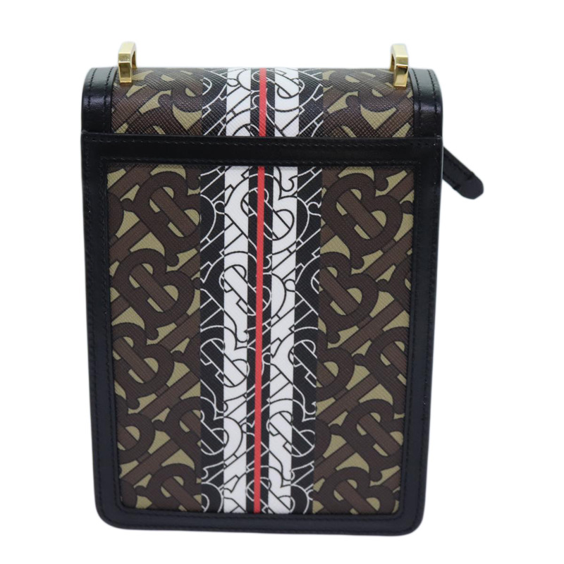 【日本直送】BURBERRY 單肩包 PVC 皮革 棕色 正品 70330AV-1