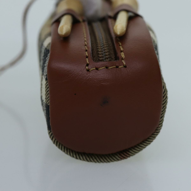 【日本直送】Burberrys Nova 格紋高爾夫球和高爾夫球盒 PVC 皮革米色正品 72040V-5