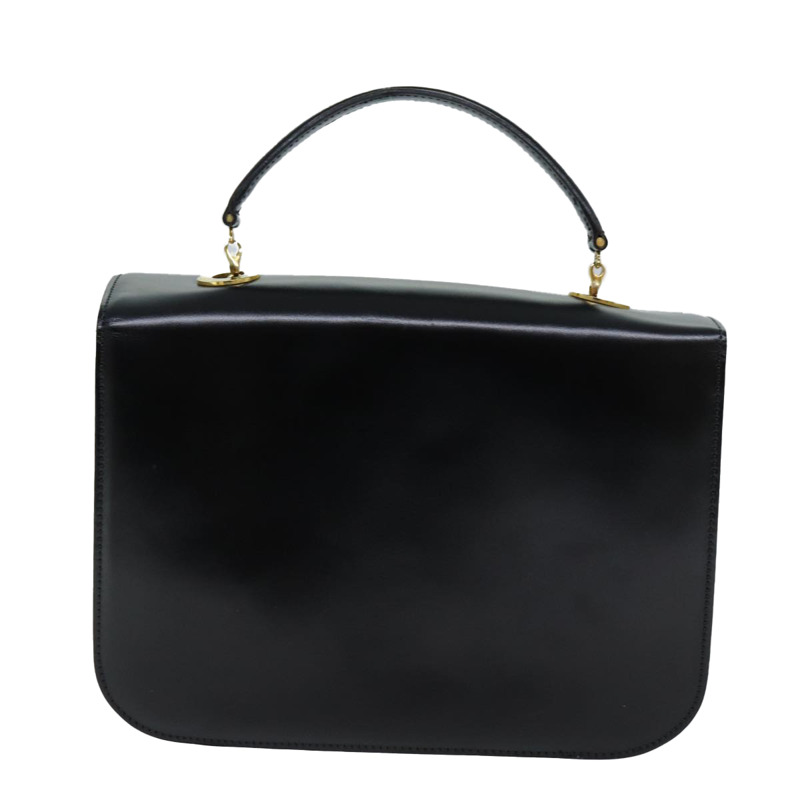 【日本直送】CELINE 手提包 皮革 2 向 黑色 正品 73008V-1