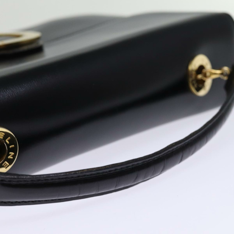 【日本直送】CELINE 手提包 皮革 2 向 黑色 正品 73008V-5