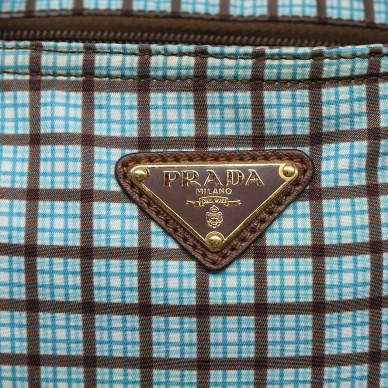 【日本直送】PRADA 尼龍雙肩手提包 淺藍色 B2600G 正品 80981V-18