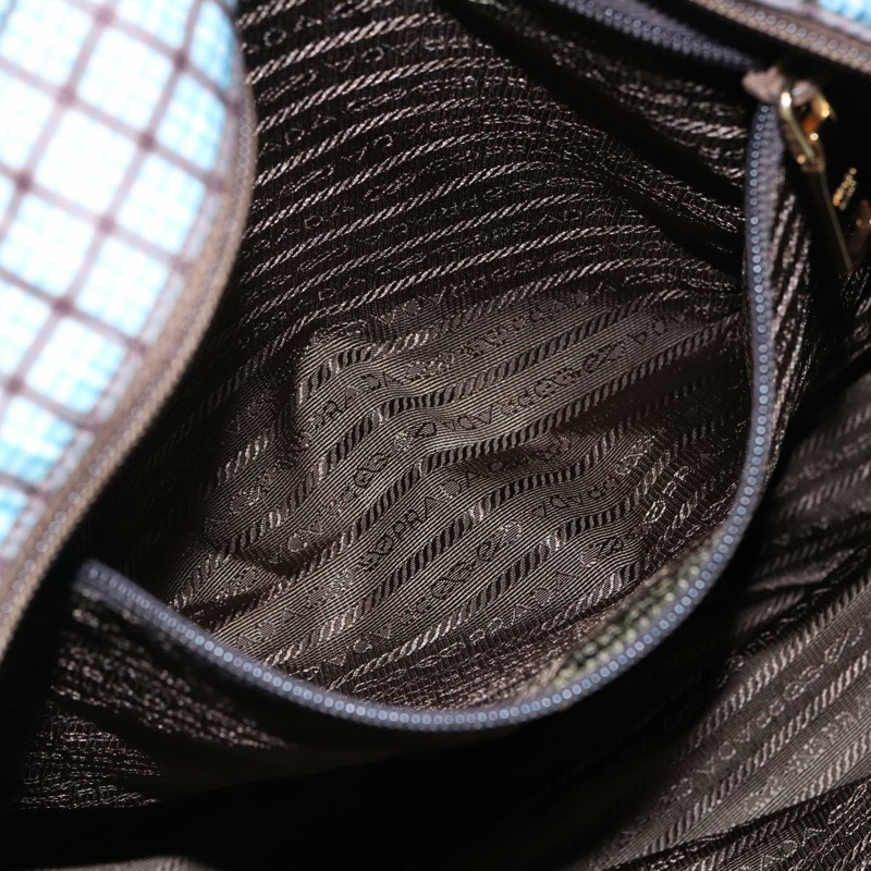 【日本直送】PRADA 尼龍雙肩手提包 淺藍色 B2600G 正品 80981V-22