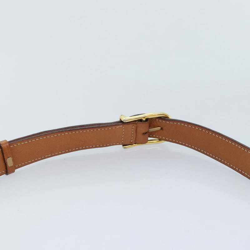 【日本直送】CELINE Macadam 帆布肩背包 米色 棕金色 正品 kk341V-7