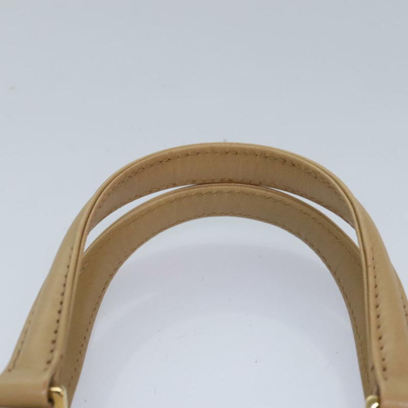 【日本直送】FENDI Zucca 帆布手提包 米色金色 正品 93833AV-7