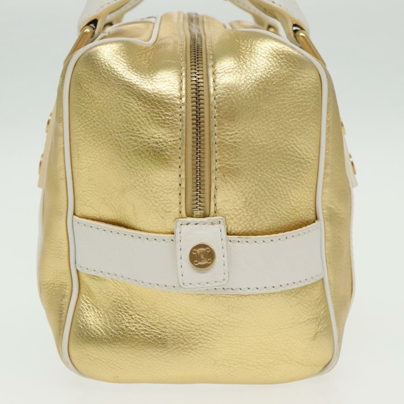 【日本直送】CELINE 波士頓包 皮革 白金色 正品 96232AV-2