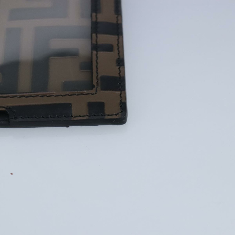 【日本直送】FENDI Zucca 帆布智慧型手機支架 棕黑銀 7AR737 A5TL 正品 97888V-14